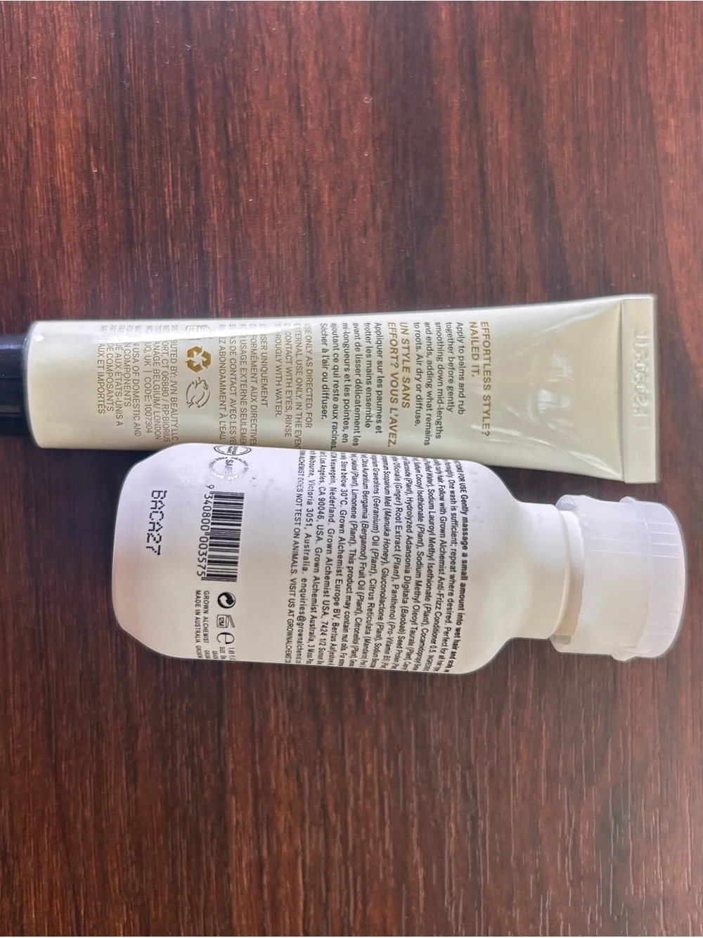 JVN & Grown Alchemist Deluxe Travel Hair Care Bundle + Marc Anthony Masks
